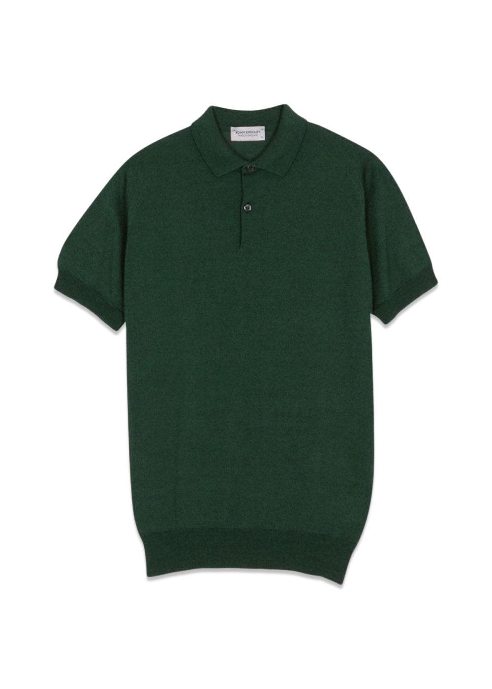 John Smedleys Cpayton SS Polo Shirt - Bottle Green. Køb t-shirts her.