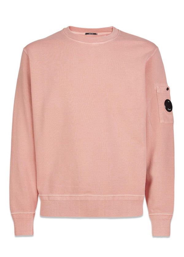 C.P. Companys Crew Neck Cotton Fleece - Pale Mauv. Køb sweatshirts her.