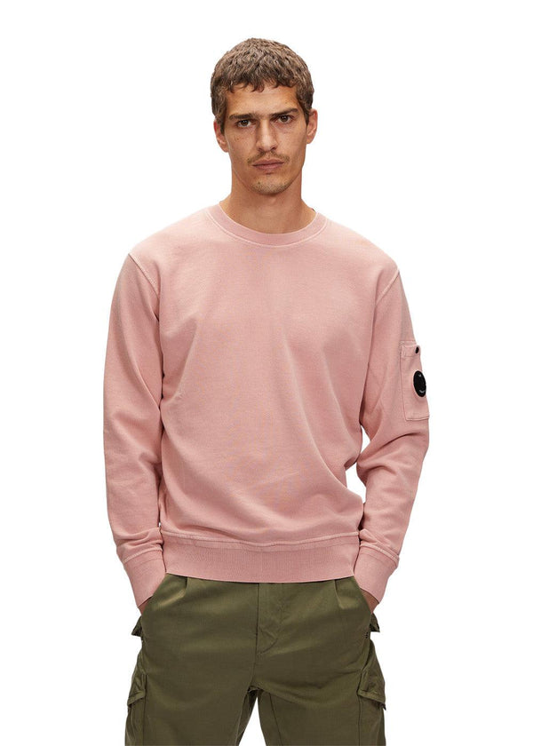 C.P. Companys Crew Neck Cotton Fleece - Pale Mauv. Køb sweatshirts her.