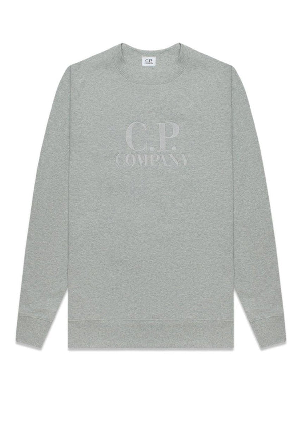 C.P. Companys Crew Neck - Logo - Grey. Køb sweatshirts her.
