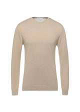 Daniele Fiesolis Crewneck Cashmere Blend - Beige. Køb strik her.