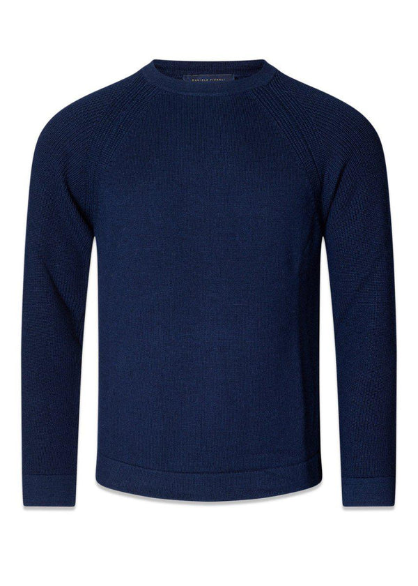 Daniele Fiesolis Crewneck Wool - Notte. Køb strik her.