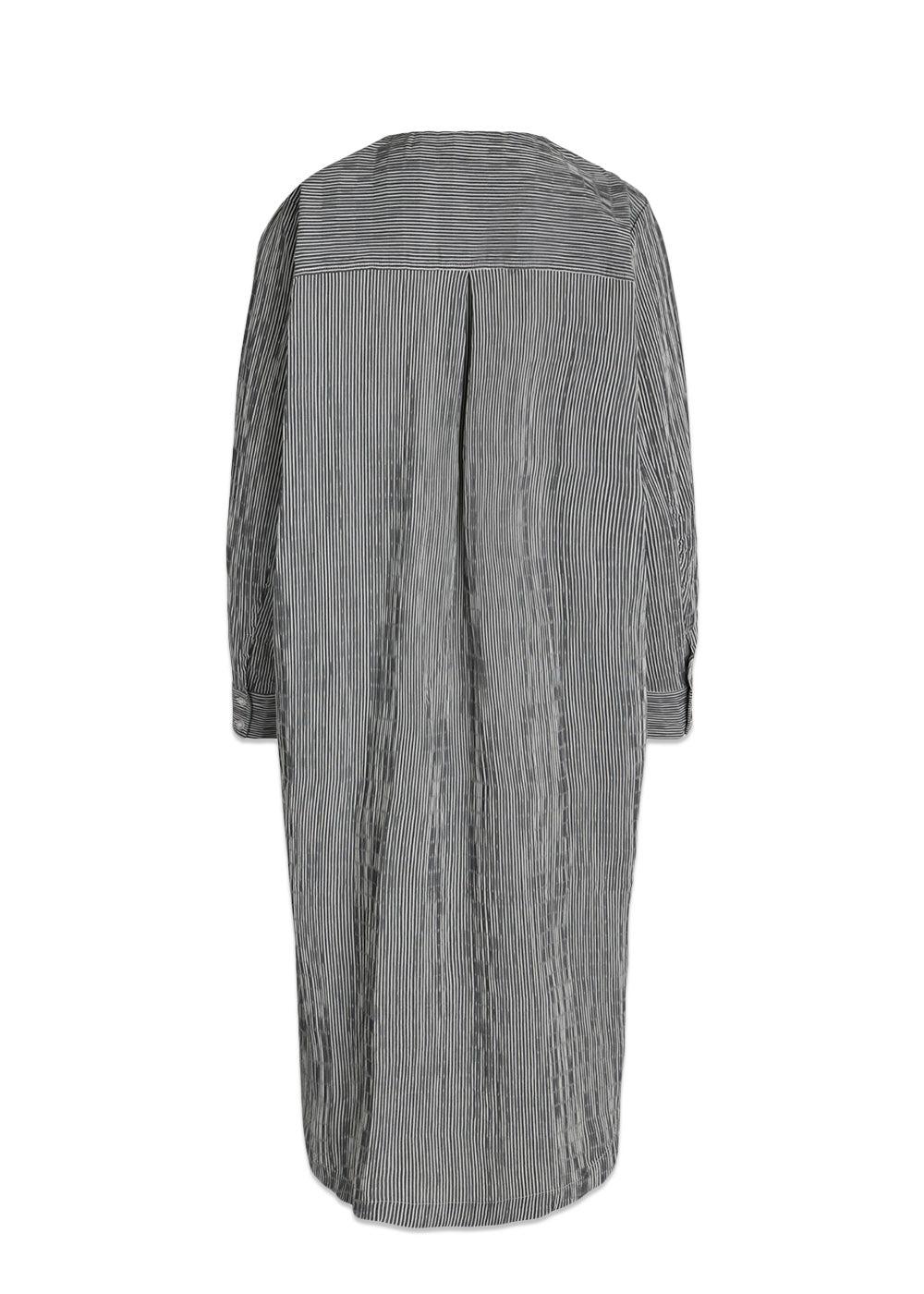 Crinckle Pop Rosaly Dress - Black/Cloud Dancer-Dress-Mads Nørgaard-Butler Loftet