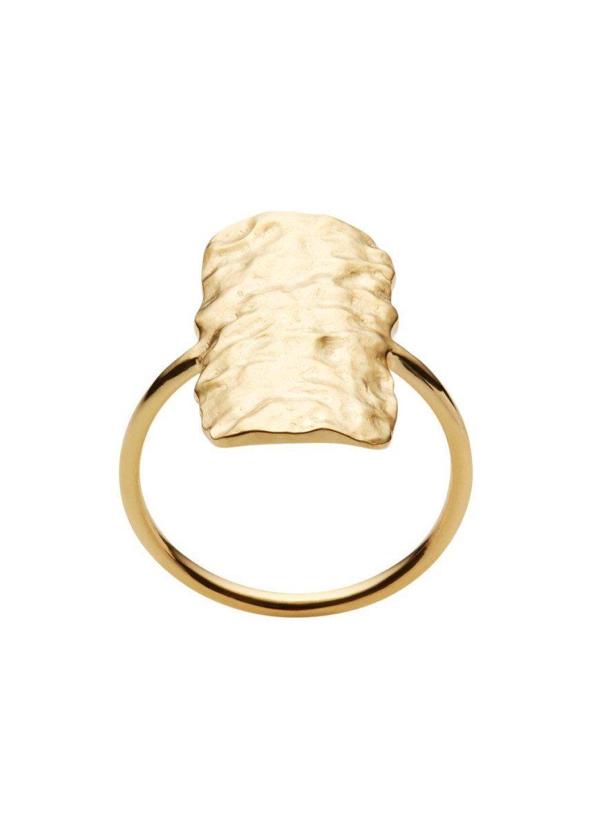 Maanestens Cuesta Ring - Sterling Silver (925) Gold Pla. Køb ringe her.