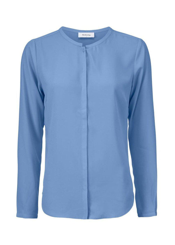 Modströms Cyler shirt - Blue Oase. Køb blouses her.