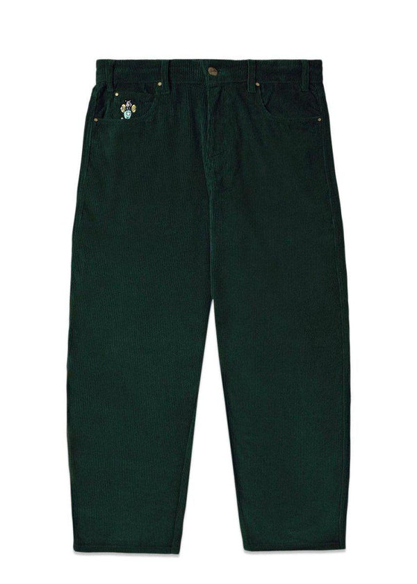 Butter Goods' Cymbals corduroy pants (Baggy) - Forest Green. Køb bukser her.