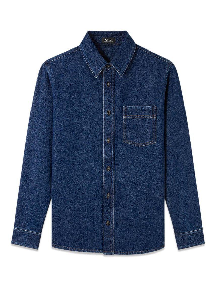 A.P.C's Cyril Denim Shirt - Indigo. Køb shirts her.