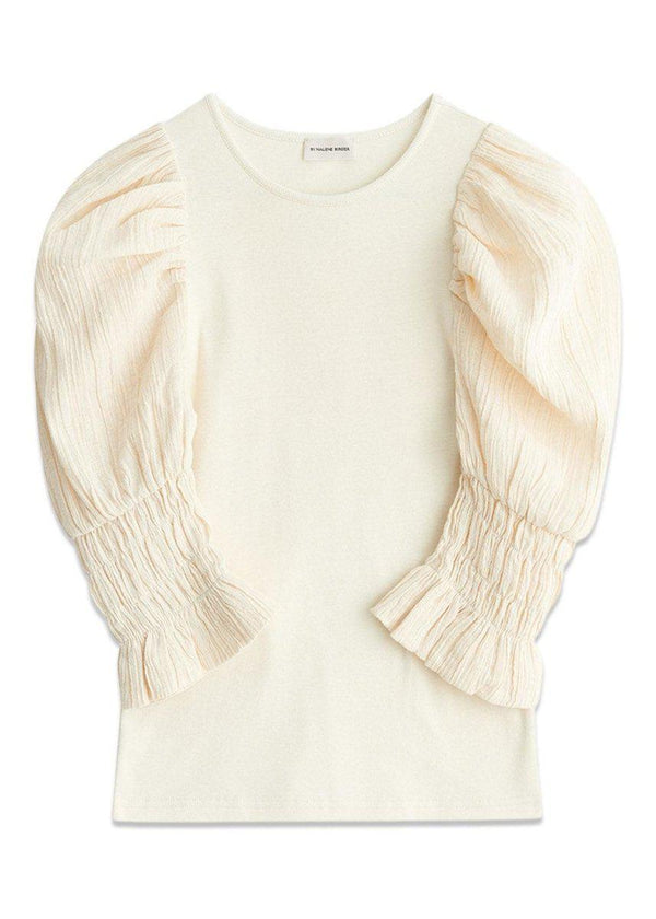 By Malene Birgers DECONDON - Cream. Køb blouses her.