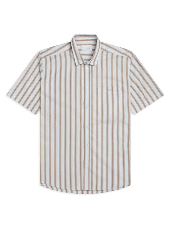 Woodbirds Dads Striped shirt - Cream White. Køb shirts her.
