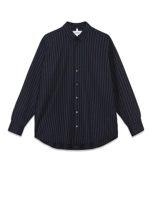 Soullands Damon shirt - Navy Pinstripes. Køb shirts her.