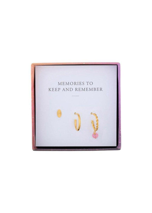Pernille Corydons Daydream Earring box - Gold. Køb øreringe her.