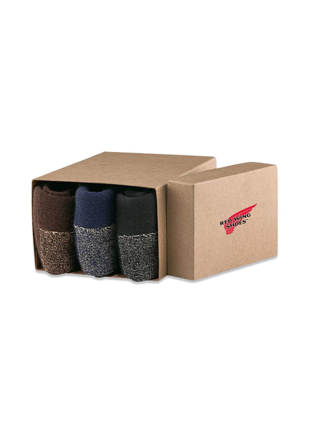 Red Wings Deep Toe Capped Wool - Black/Blue/Brown. Køb socks/stockings her.