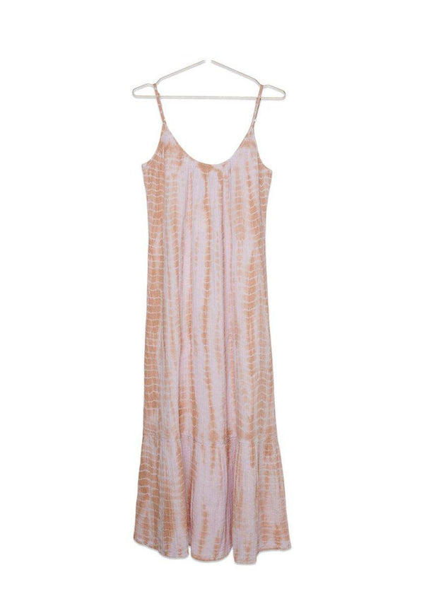 Sissel Edelbos Delhi tye die strap dress - Lavender. Køb kjoler her.