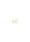 Pernille Corydons Delta Hoops size 9 mm - Gold. Køb øreringe her.
