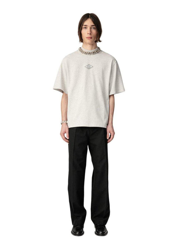 Han Kjøbenhavns Distressed Tee Short Sleeve Di - Distressed Grey Melange. Køb t-shirts her.