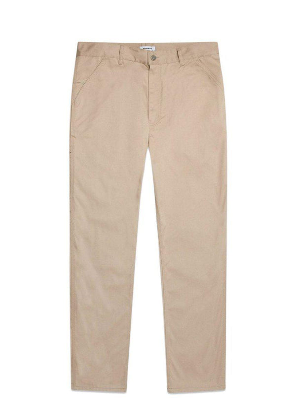 Woodbirds Dizzon Worker Pants - Ecru. Køb bukser her.