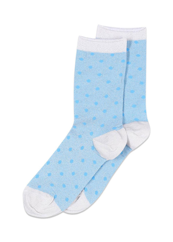 MP Denmarks Donna glitter socks - Blue Moment. Køb socks/stockings her.