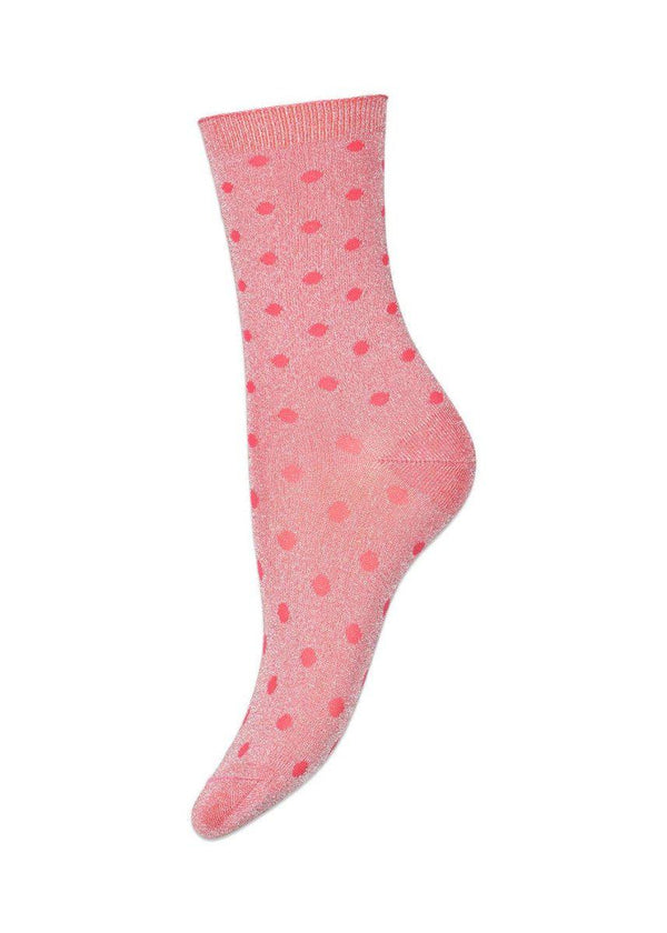 MP Denmarks Donna glitter socks - Pink. Køb accessories her.