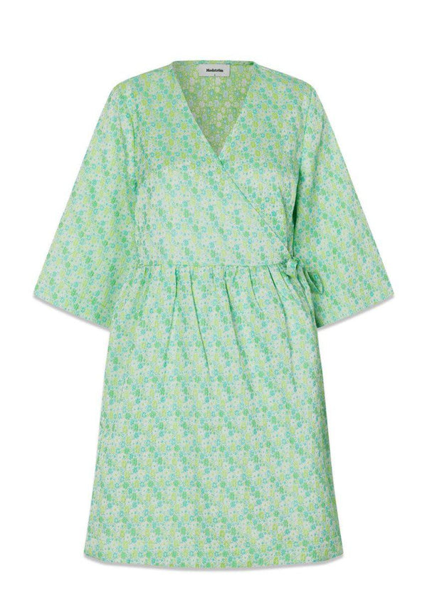 Modströms DorianMD wrap dress - Calm Jade. Køb kjoler her.