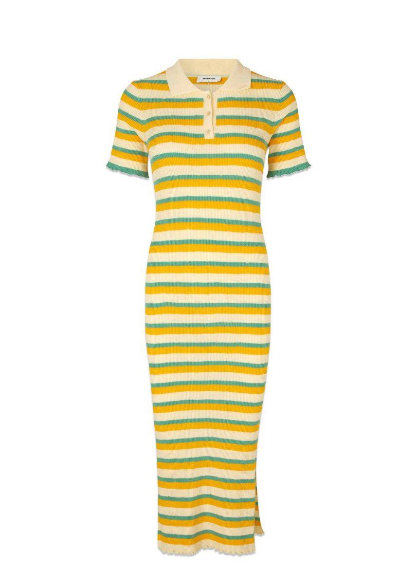 Modströms DorisMD dress - Jade Gold Stripe. Køb kjoler her.