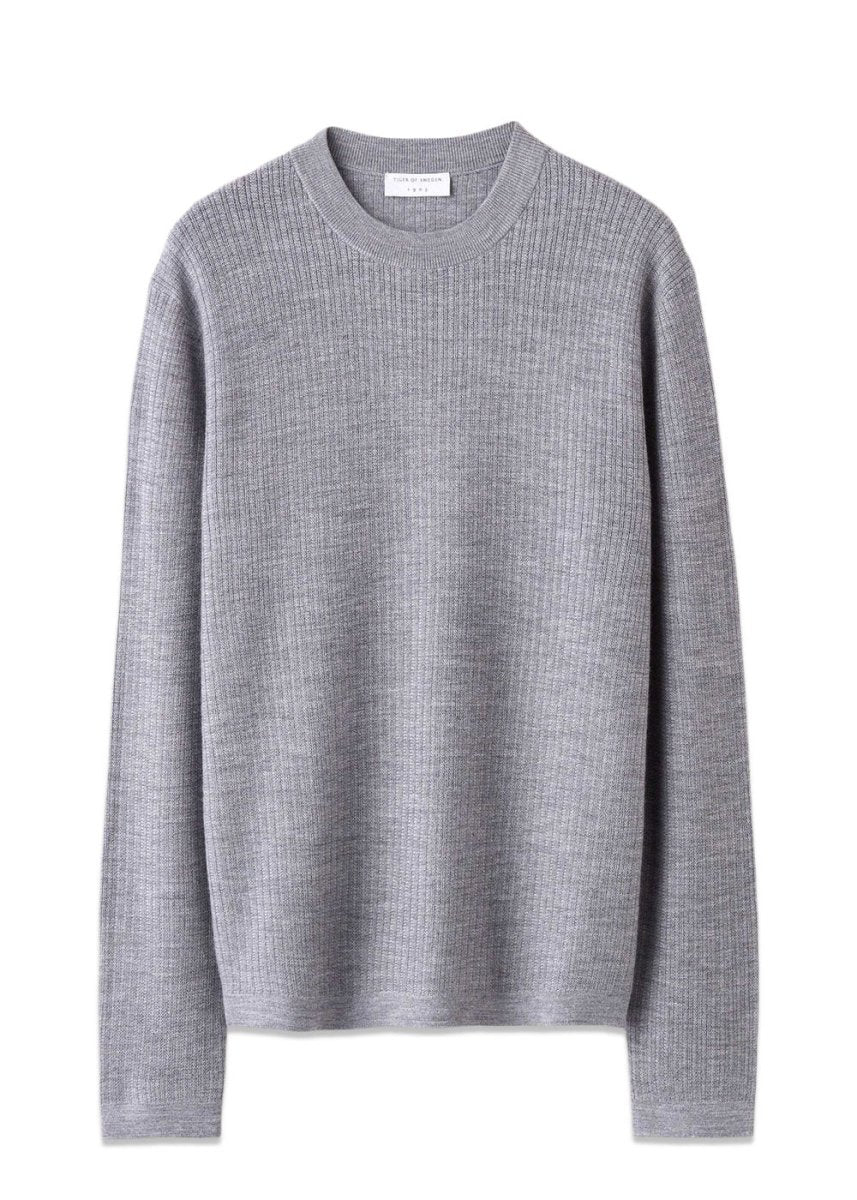 Tiger of Swedens ELSSLER - Light Grey Melange. Køb sweatshirts her.