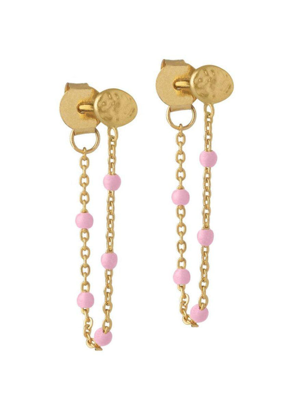 ENAMEL Copenhagens Earring, Lola - Light Pink. Køb øreringe her.