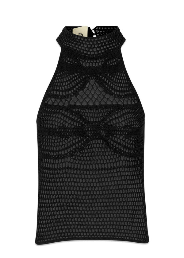 The Garments Egypt Crochet Top - Black. Køb blouses her.
