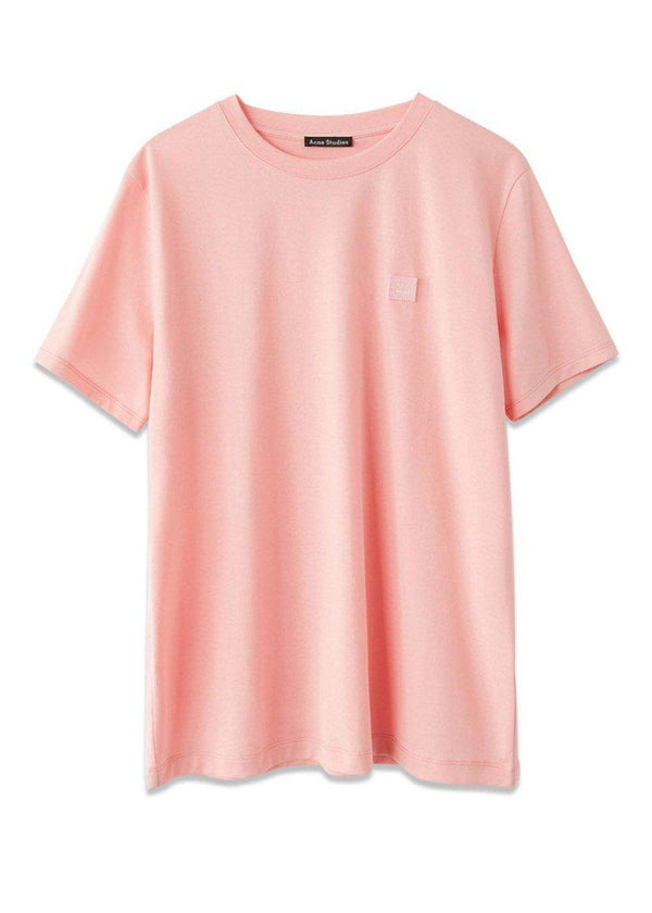 Acne Studios' Ellison Face - Pale Pink. Køb t-shirts her.