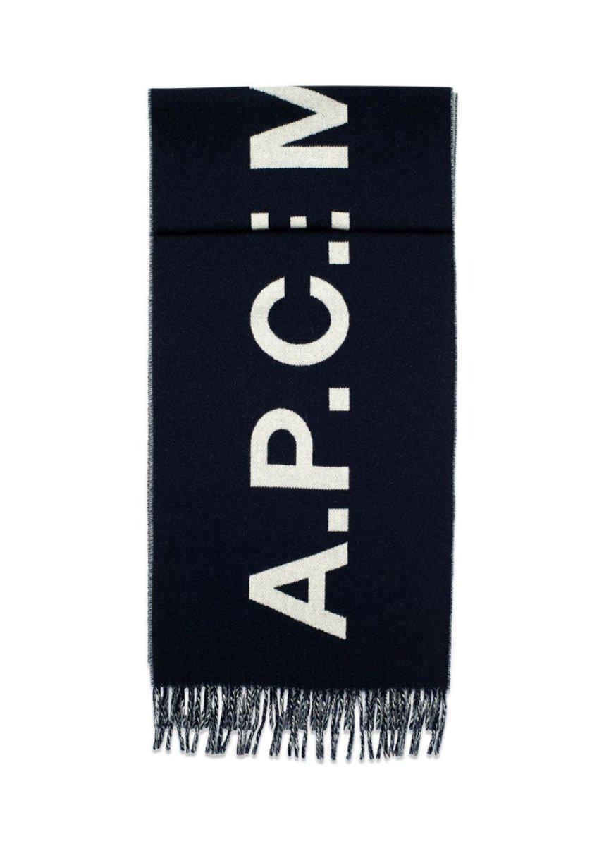 A.P.C's Esharpe Scarf - Navy. Køb scarf her.