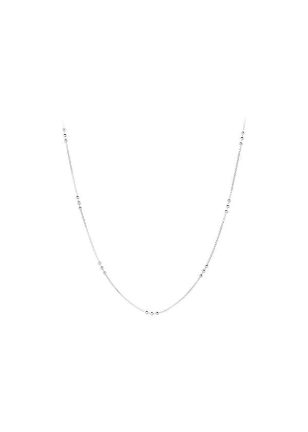 Pernille Corydons Eva Necklace Adj. 40-45 cm - Silver. Køb halskæder her.