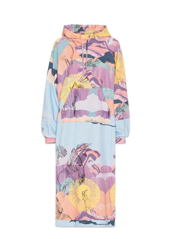 HUNKØN's Evie Sweat Dress - Capricorn Sun Art Print. Køb kjoler her.