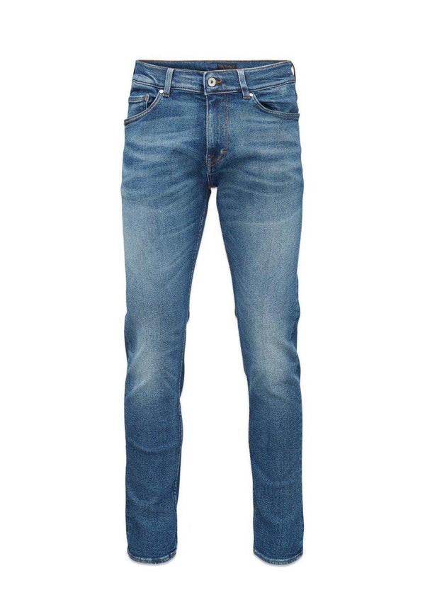 Tiger of Swedens Evolve Stone Wash - Blue. Køb jeans her.