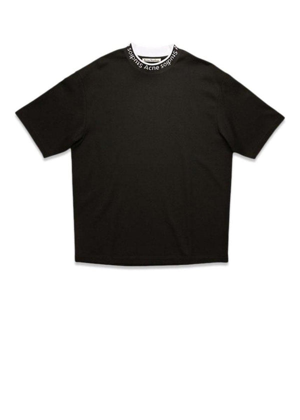 Acne Studios' Extorr Logo Rib - Black. Køb t-shirts her.