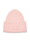 Acne Studios' FA-UX-HATS000063 - Faded Pink Melange. Køb huer her.