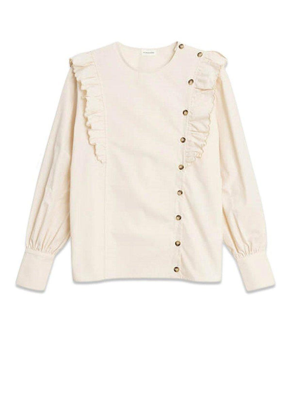 By Malene Birgers FLANNA - Birch. Køb blouses her.