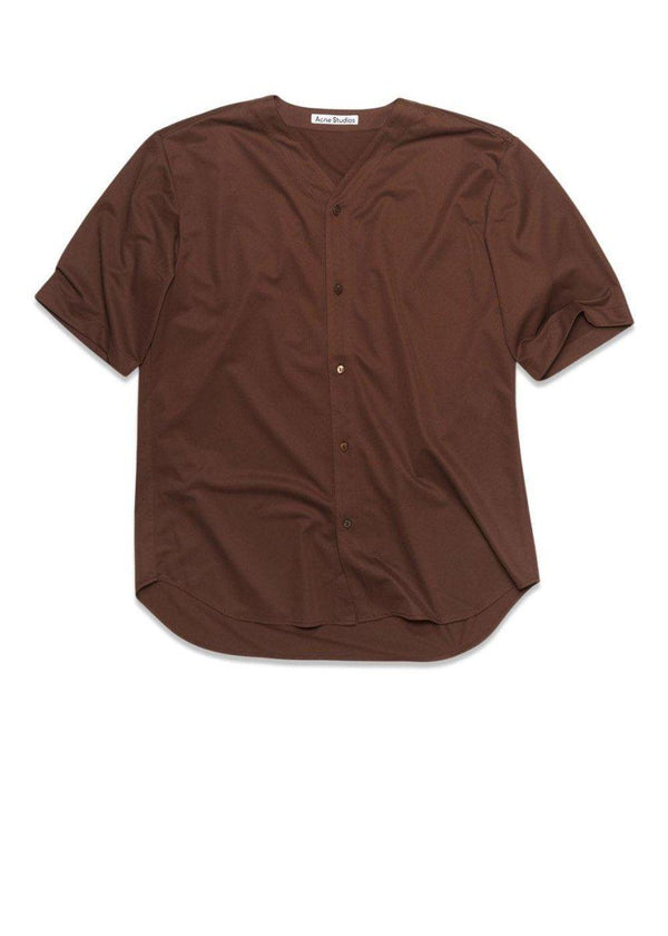 Acne Studios' FN-MN-SHIR000504 - Dark Brown. Køb shirts her.