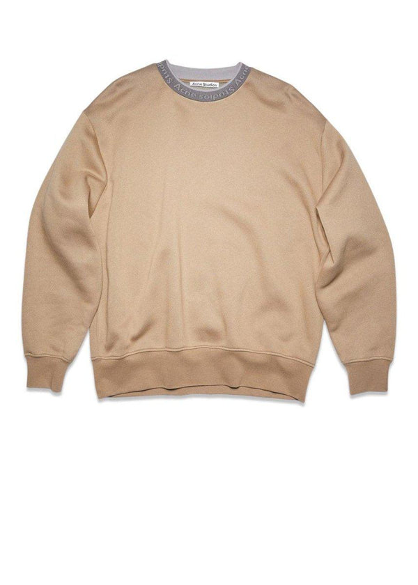 Acne Studios' FN-MN-SWEA000257 - Dark Beige. Køb sweatshirts her.