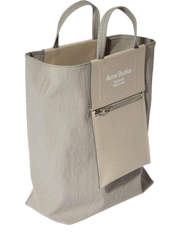 Acne Studios' FN-UX-BAGS000047 - Grey/Beige. Køb tote bags her.