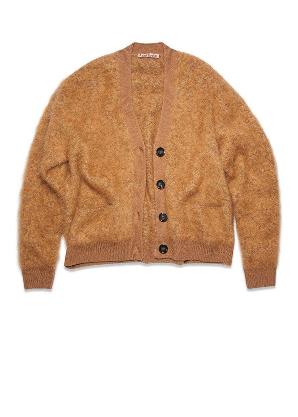 Acne Studios' FN-WN-KNIT000297 - Toffee Brown. Køb strik her.