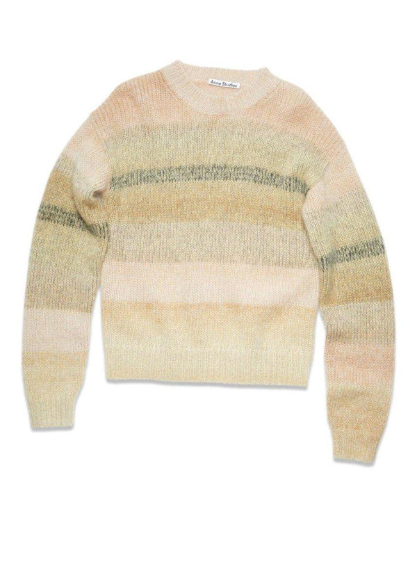 Acne Studios' FN-WN-KNIT000473 - Warm Beige/Multi. Køb strik her.