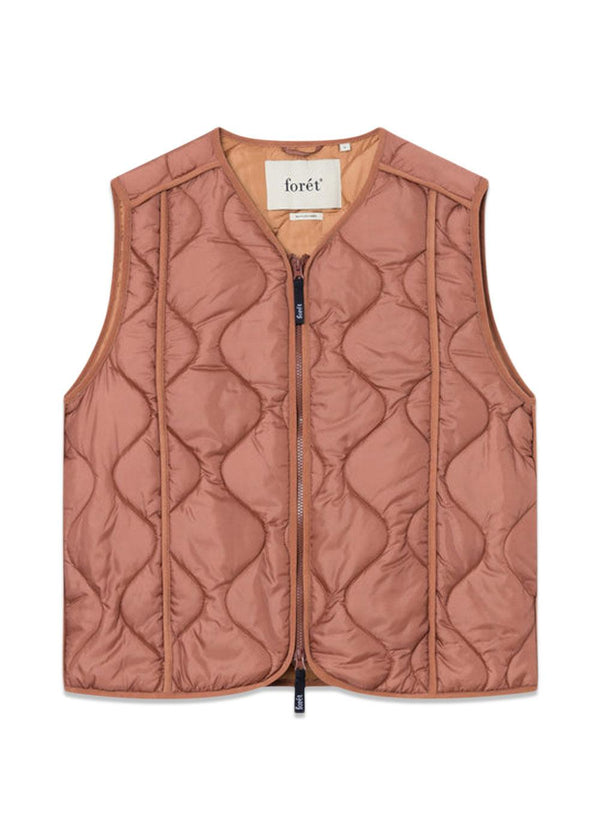 Foréts FRESH LINER VEST - Brick. Køb veste her.