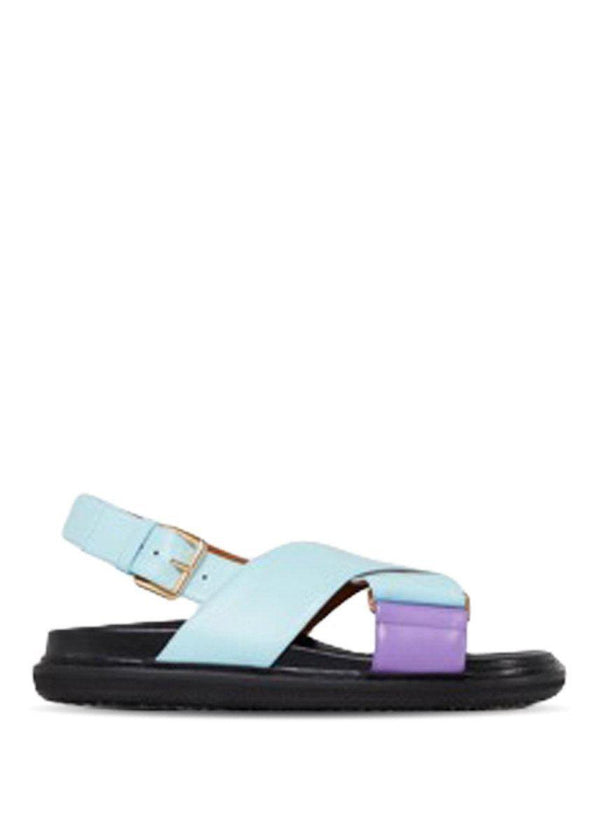 Marnis FUSSBETT SHOE - Celeste+Light Lilac. Køb sandaler her.