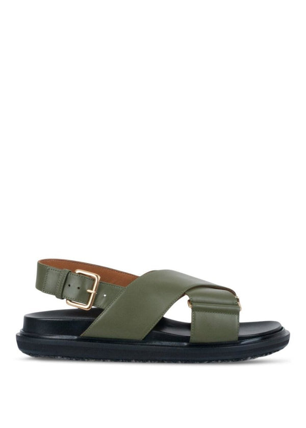 Marnis FUSSBETT SHOE - Dark Olive. Køb sandaler her.