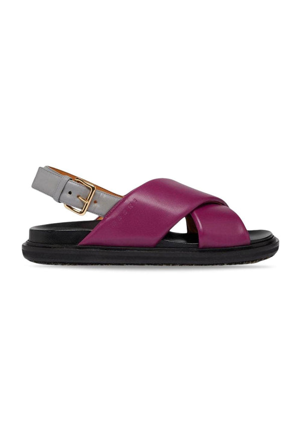 Marnis FUSSBETT SHOE - Purple/Dolphin. Køb sandaler her.