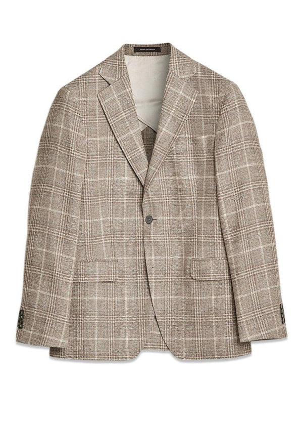 Oscar Jacobsons Ferry Soft Blazer - Brick Beige. Køb blazers her.