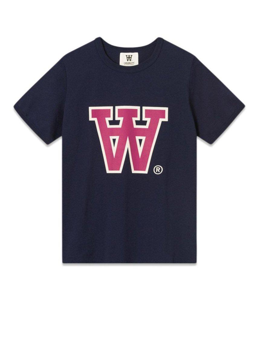 Wood Woods Fia AA T-shirt - Navy. Køb t-shirts her.