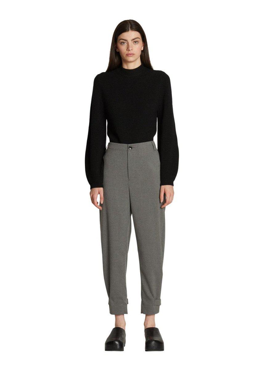 Proenza Schoulers Flannel Tapered Pant - Grey Melange. Køb bukser her.