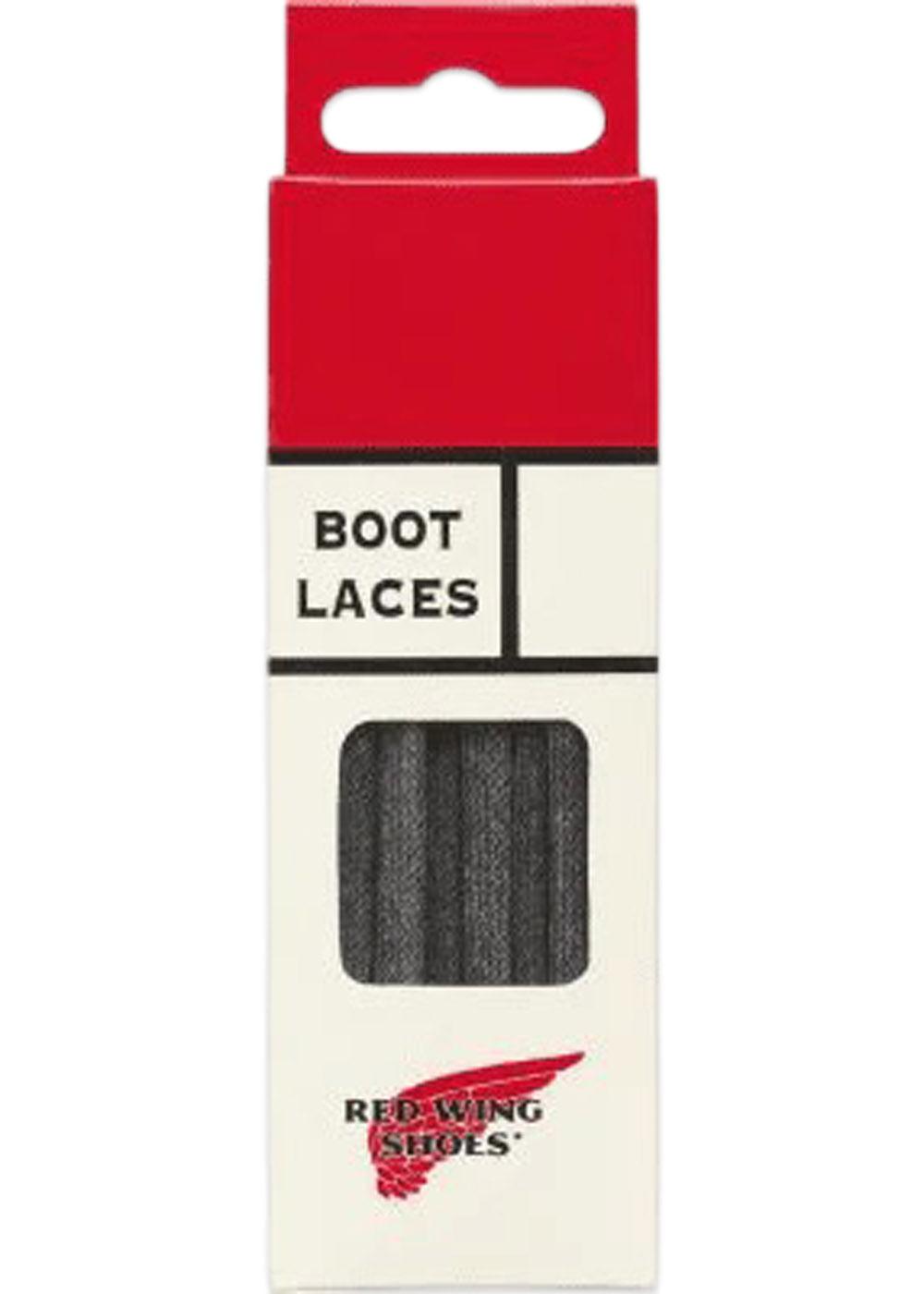 Red Wings Flat Waxes Laces - Black. Køb accessories her.
