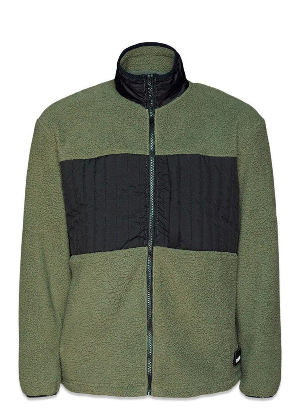 Rains' Fleece Jacket - Olive. Køb fleece her.