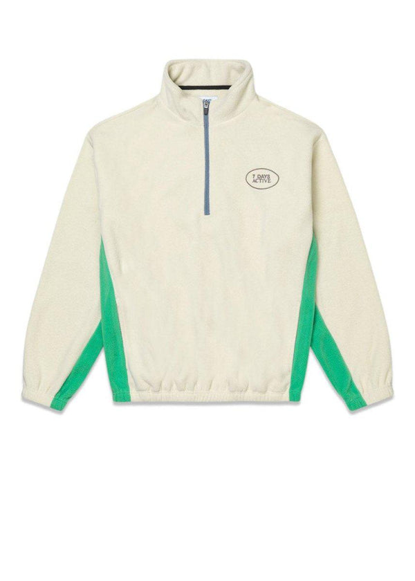 7 Days' Fleece Pullover - Pistachio Creme. Køb fleece her.